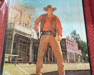 Vintage Gunsmoke Tray Puzzle