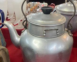 Old Aluminum Kettle