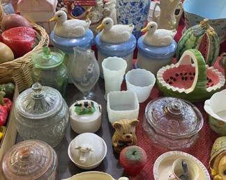 Assorted Glass and Porcelain