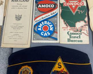 Old Road Maps/American Legion Hat