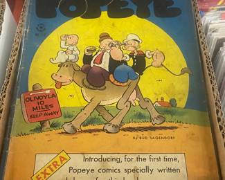 popeye Comic Book