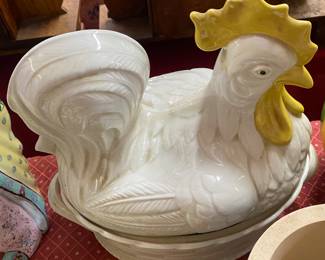 Lidded Chicken Tureen