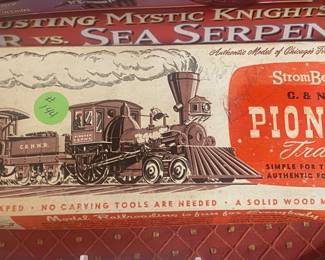 Strombecker Pioneer Train Model in Box