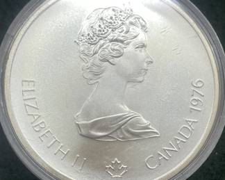 1976 Canadian Olympic Coin