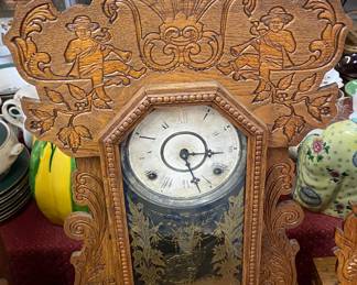 Oak Mantle Clocks