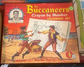 The Buccaneers Crayon by Number Set