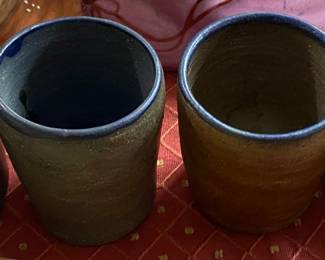 N.C. Pottery Cups Davidson County Bicentennial