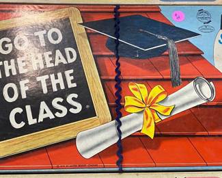 Milton Bradley Go to the Head of the Class Board Game