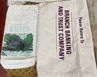 BB & T Bank Bag, Grits Sack