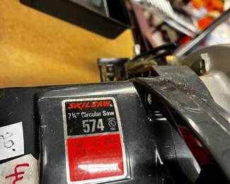 #446	Skil Saw 7 1/4 circular saw	 $20.00 			
