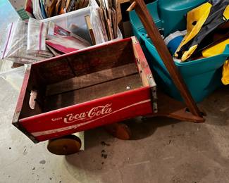 #470	coca cola wood crate wagon	 $20.00 			
