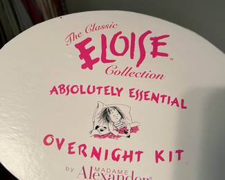 #630 Eloise Absolutely Essential overnight kit doll by Madame Alexander as is stain $50.00