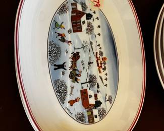 #579	3 Villeroy and Bach oval 2 handle trays	 $30.00 			
