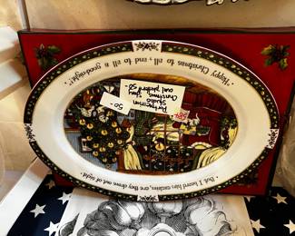 #584	Portmeirion Studio oval platter	 $50.00 			
