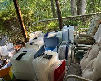 We have bins from $5 -1.00 each with lid