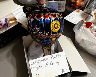 #488	Christopher Radko Flight of Fancy	 $40.00 			
