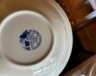 #567	Portmeirion "blue harvest" 6 bowls, 6 plates 	 $32.00 			
