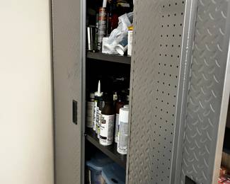 #422	Gladiator Cabinet 36x18x72. Has key 3 shelves	 $245.00 			
