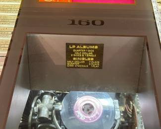 #143	Juke Box	Vintage GP 160 Rock-Ola Jukebox 	 $750.00 			
