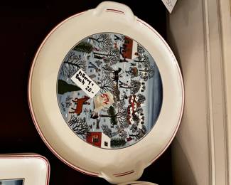 #576	Villeroy and Bach round serving tray	 $20.00 			
