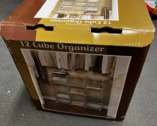 #450	12 cube organizers new in box	 $20.00 			
