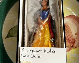 #482	Christopher Radko Snow White and the Seven Dwarfs "Snow White"	 $60.00 			

