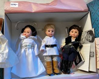 #616 Madame Alexander 3 star war doll small $100.00