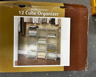 #450	12 cube organizers new in box	 $20.00 			
