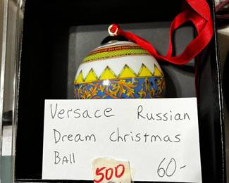 #500	Versace Russian Dream Christmas Ball	 $60.00 			
