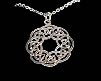 Sterling Silver Irish Pendant/Necklace