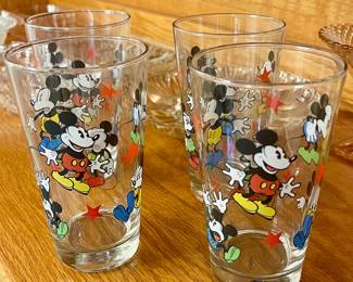 Mickey Mouse Drinking Glasses