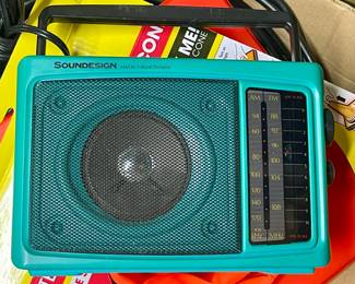 Soundesign Am/FM Portable Radio - 1980s