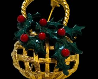 Vintage Christmas Brooch