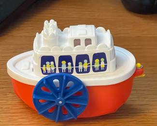 Vintage German Wind-Up Bath Toy - 1970