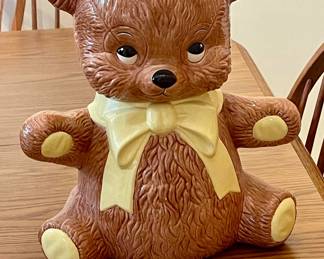Vintage Teddy Bear Cookie Jar - Circa 1975