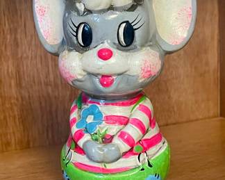 1970s Mouse Coin Bank