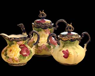 Antique Nippon Hand-Painted Tea Set