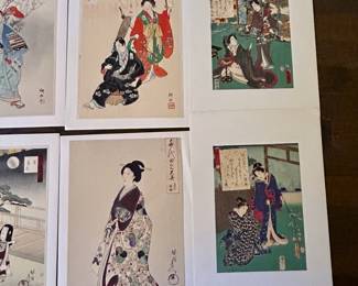 Antique Wood Block Prints