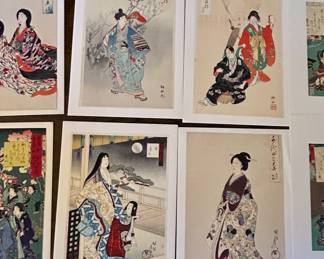 Antique Wood Block Prints