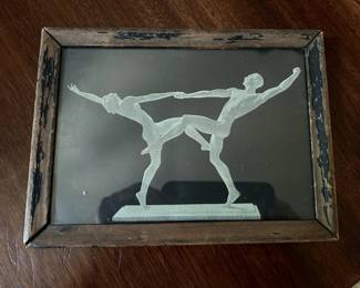 Harriet Frishmuth print of the sculpture "The Dancers"