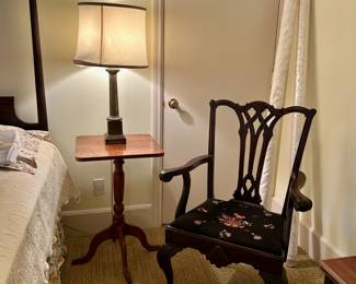 Antique Mahogany Chippendale Arm Chair