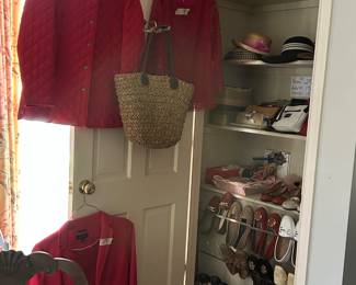 Women's jackets, handbags, shoes, hats