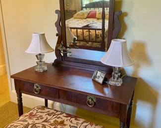Antique Mahogany Dressing Table