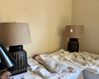 Pair Asian Style Lamps