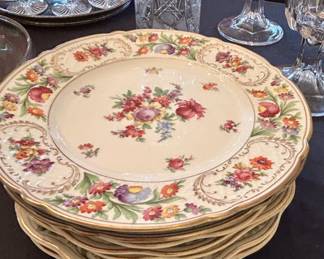 Schumann Bavaria " Empress Dresden Flowers" dinner plates