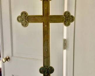Brass Processional Cross
