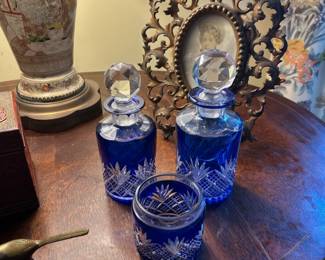 Bohemian Glass Perfume Bottles