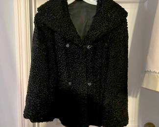 Black Persian Lamb Jacket
