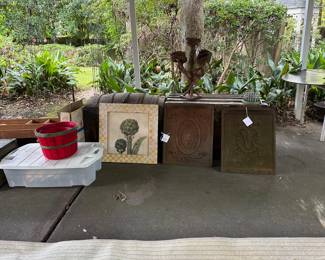 Antique trunks, Cast Iron Fire Screens