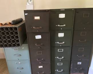 Vintage File Cabinets